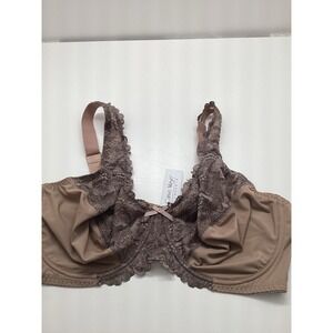CURVE MUSE SIZE 48DDD Two Tone Taupe 4 Hook Closure Underwire